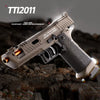 Realistic Shell-Ejecting Blowback Toy Pistol with Soft Bullets