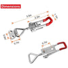 Heavy-Duty Adjustable Metal Toggle Latch Clamps