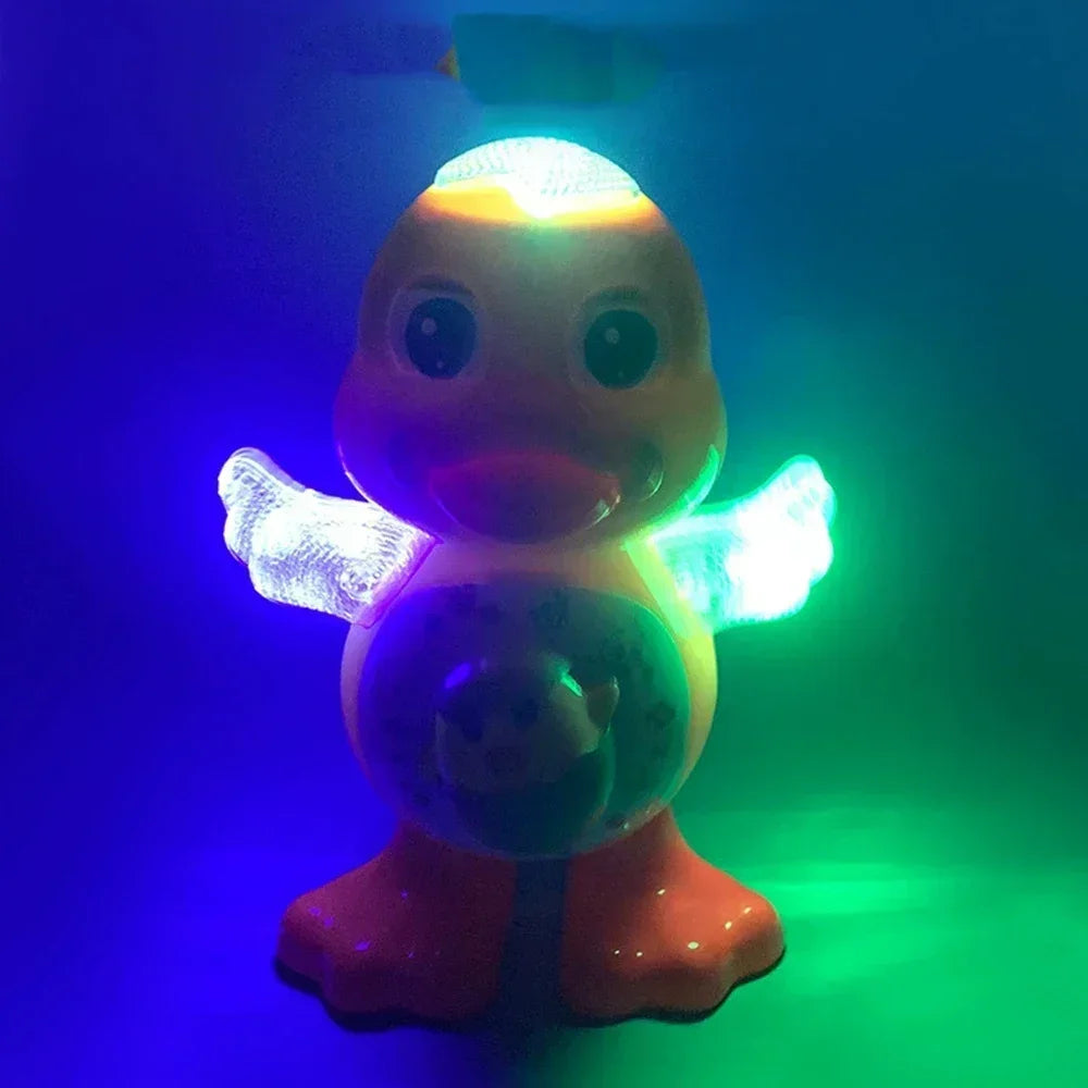 Interactive Musical Dancing Duck Toy with Lights