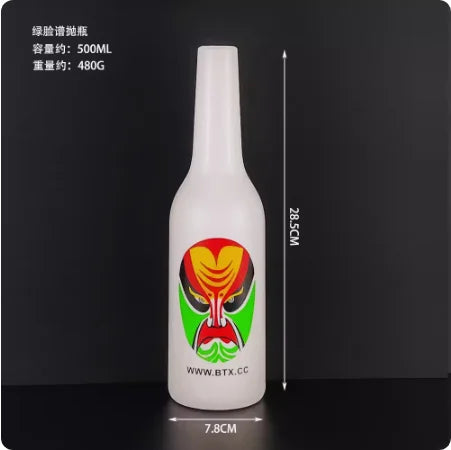 Durable Plastic Bartender Flair Practice Bottle
