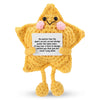 Handmade Crochet Hedgehog Doll with Positivity Card