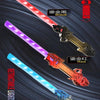 Double-Edged Telescopic Lightsaber with Glowing Effects