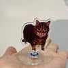 Rotating Cat Figurine Desk Decor