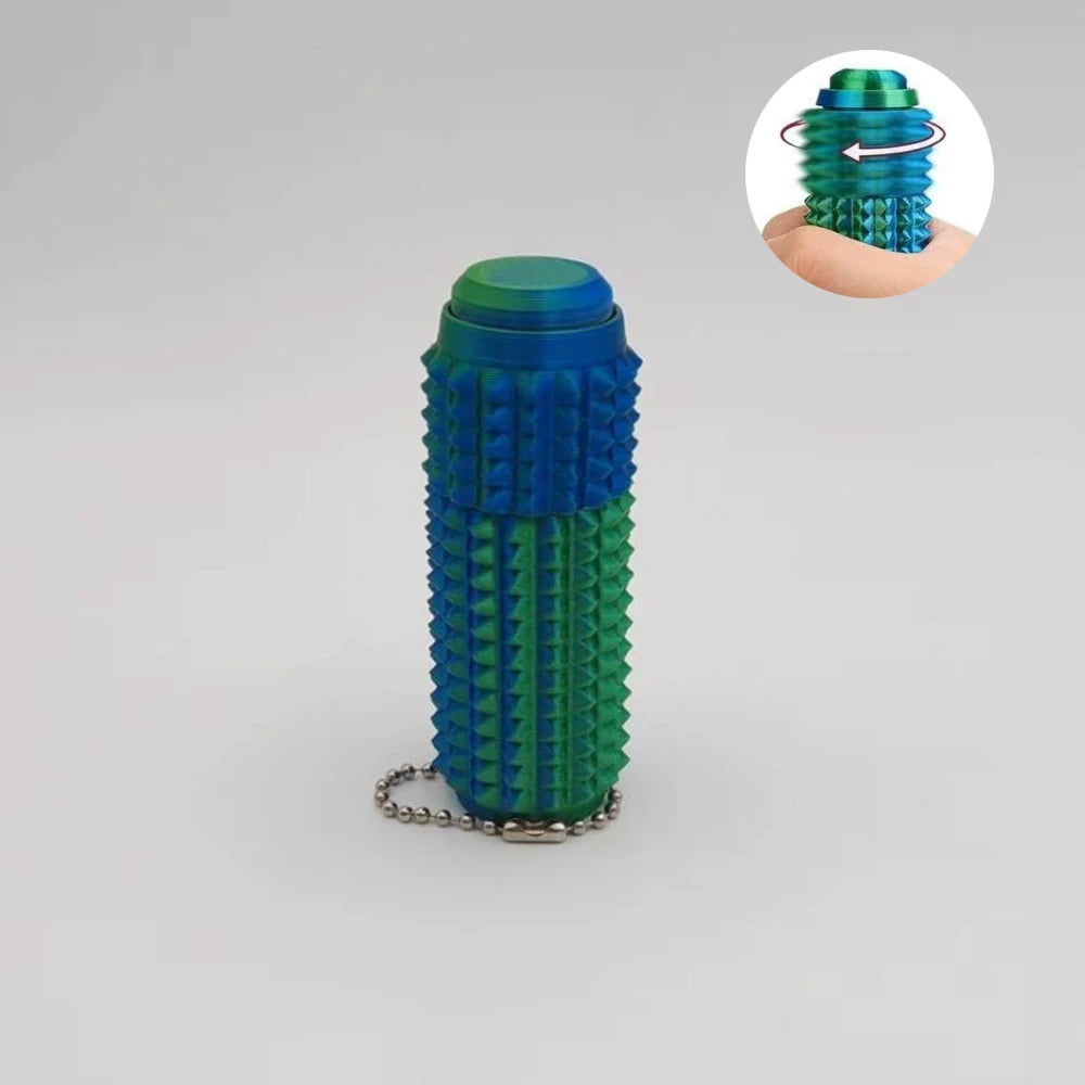 Mini Spiky Fidget Toy Stress Relief Keychain