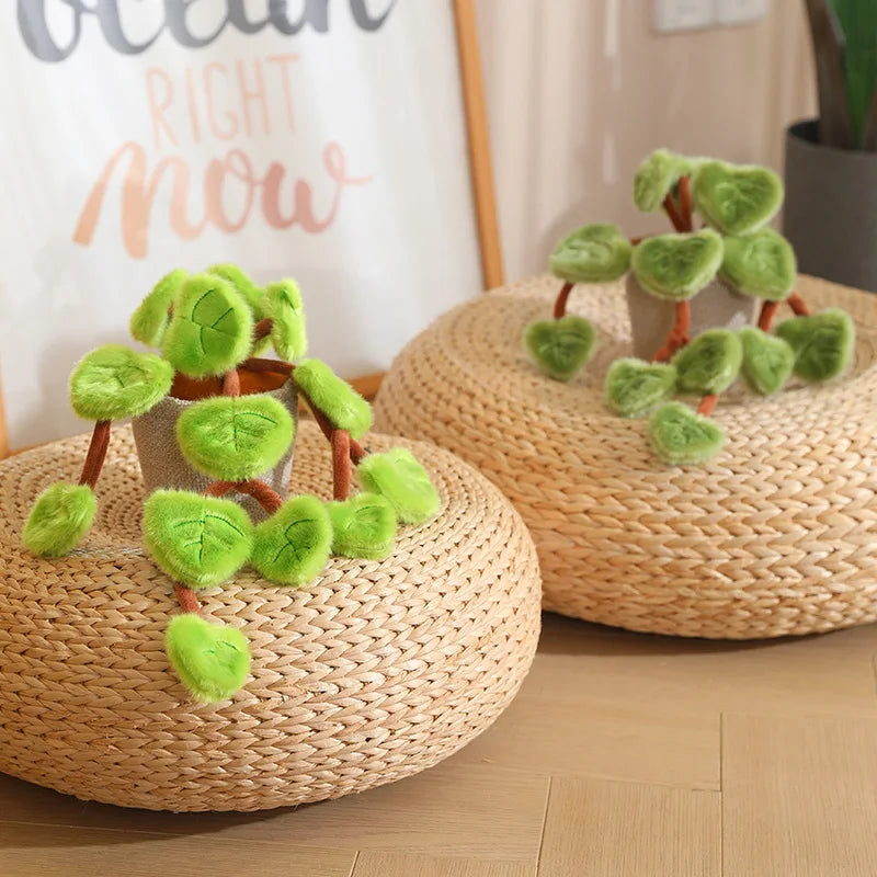 Lifelike Pothos Plush Plant – Soft Home Decor Accent