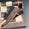 Large 52cm Foldable Chess and Checkers Board – Soft, Rollable, Tournament-Style