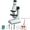 Kids Pocket Microscope with LED Light - 200x to 1200x Zoom for STEM Learning