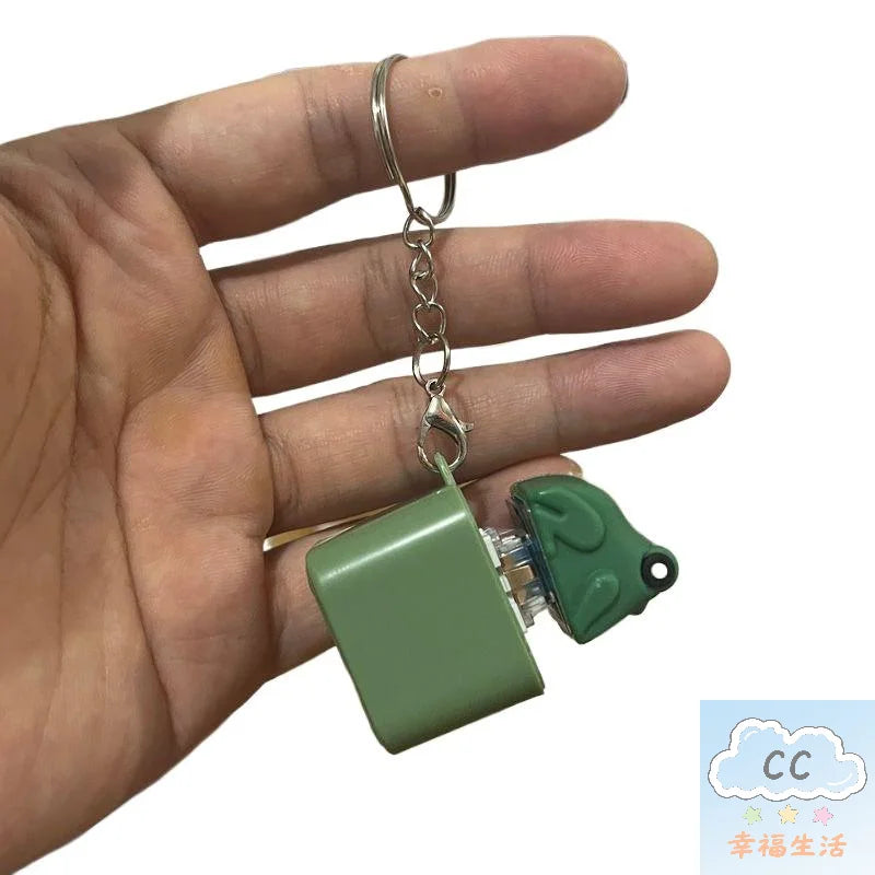 Frog Clicker Keychain with LED Light and Sound