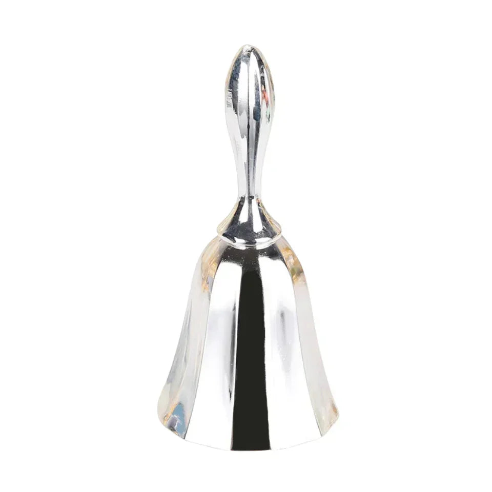 Classic Brass Hand Bell for Service, Weddings & Home Decor