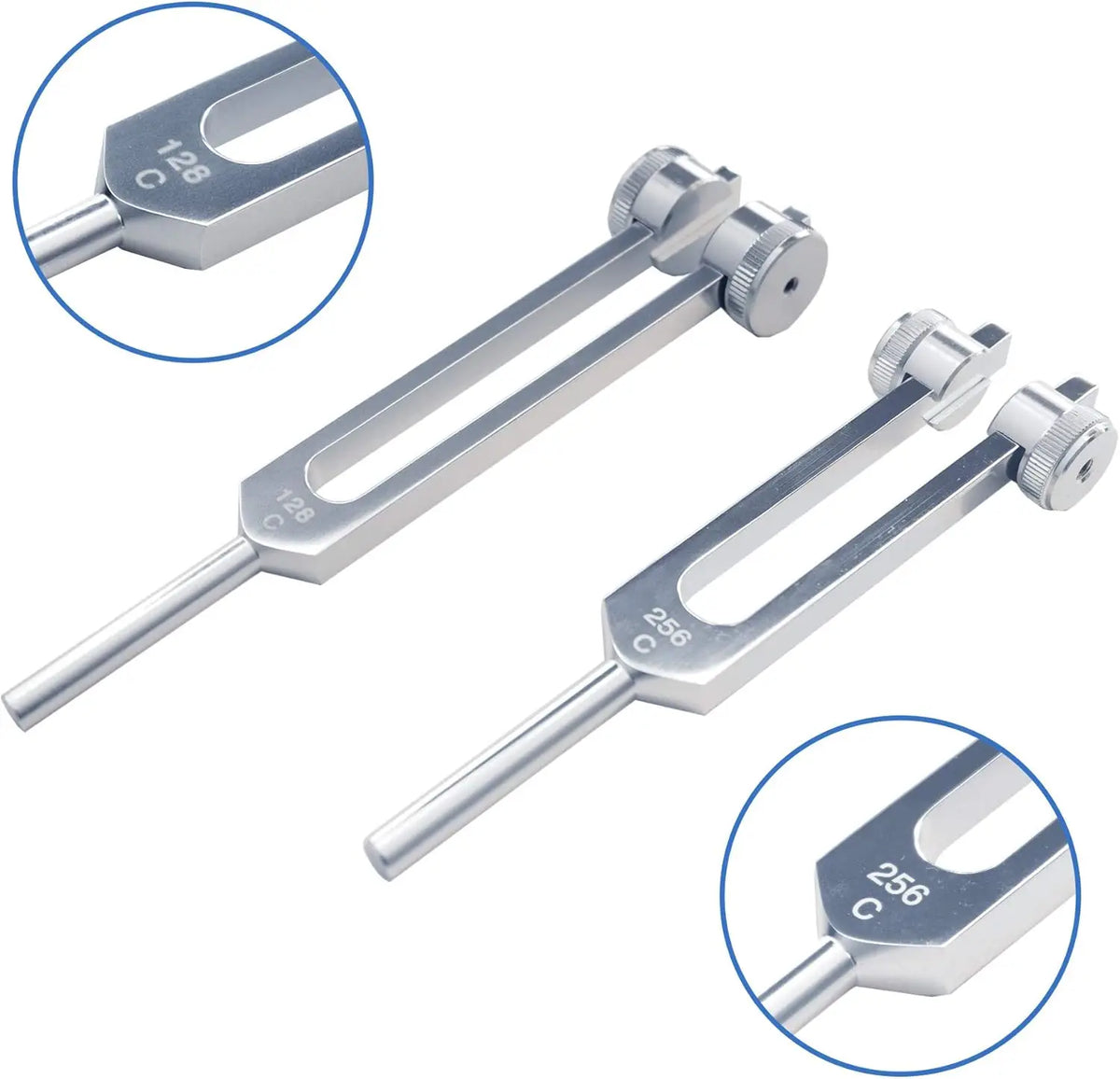 Weighted Bio-Acoustic Tuning Fork Set for Sound Healing and Stress Relief