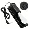 Universal Sustain Pedal with Polarity Switch for Keyboards and Digital Pianos