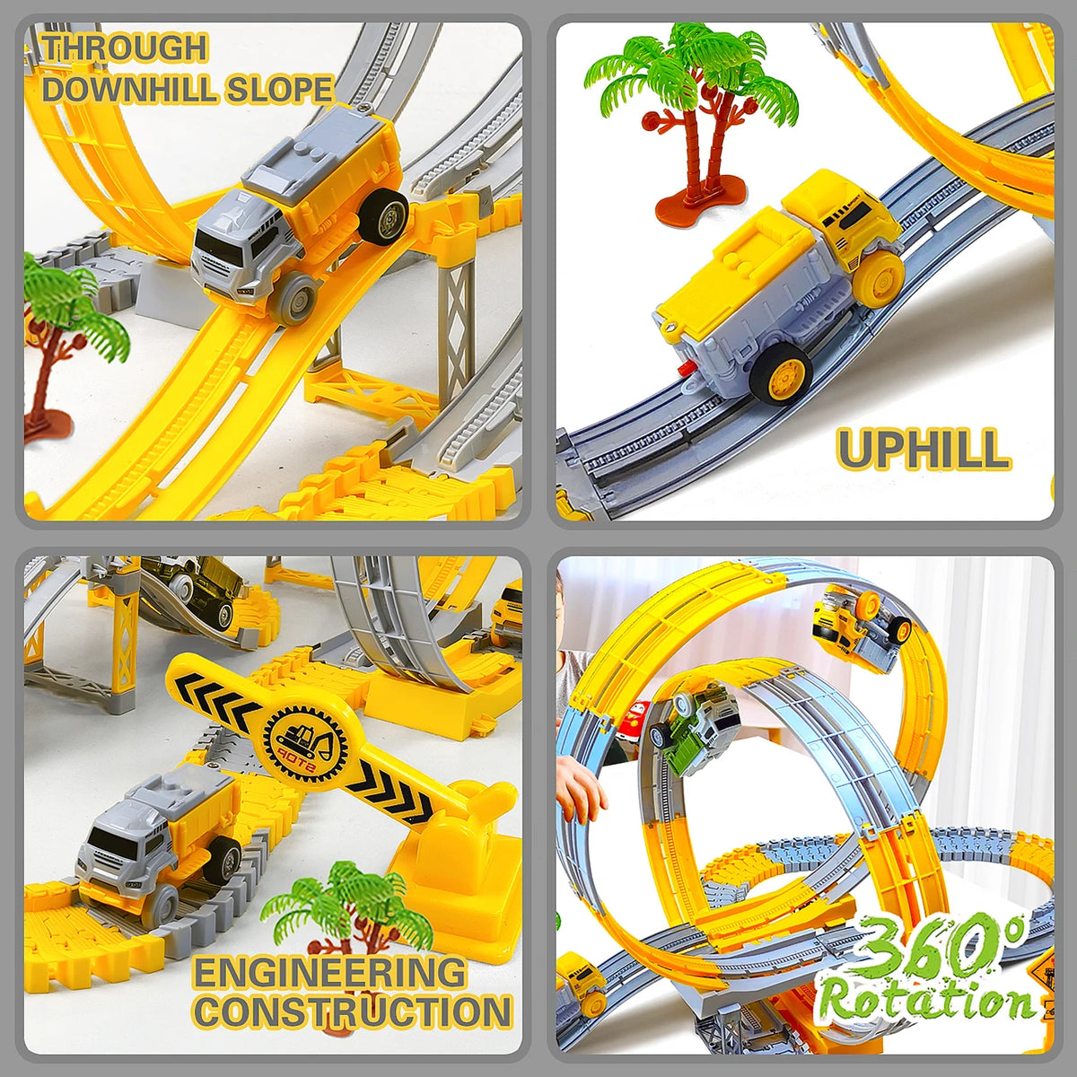Bendable Track Race Car Set