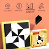 Black and White Building Block Puzzle Set for Kids