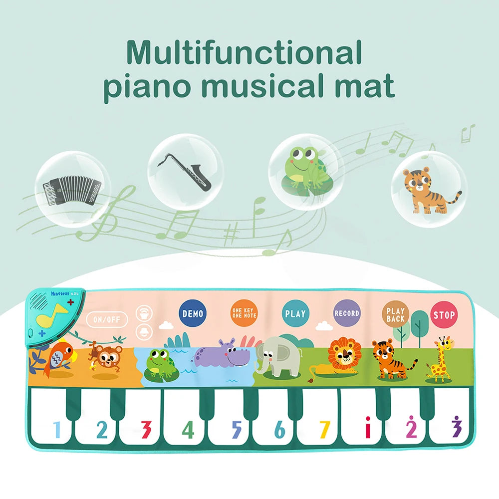 Interactive Musical Piano Floor Mat for Kids