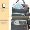Large Waterproof Diaper Bag Backpack with Insulated Bottle Pocket