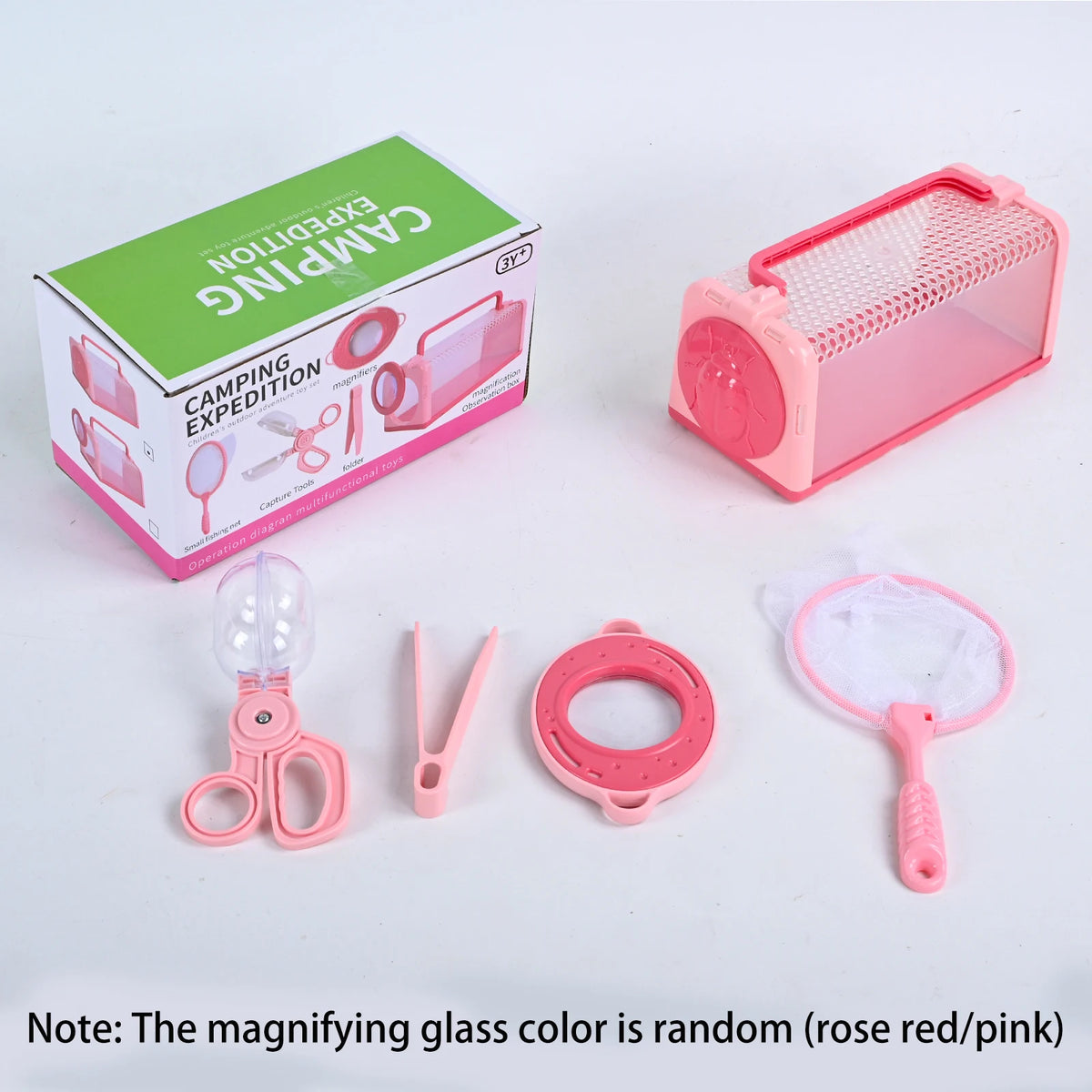 Kids' Insect Exploration Kit with Observation Box and Magnifier