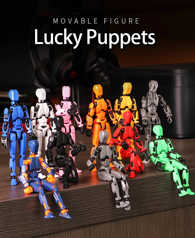 3D Articulated Action Figure Building Toy