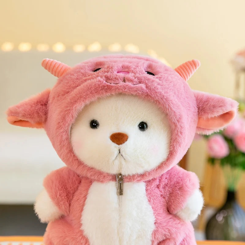 Adorable Suit-Wearing Plush Bear