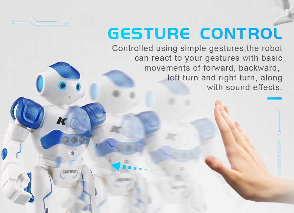 Interactive Gesture-Controlled Robot with Dance and Learning Modes