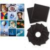 DIY Transparent Acrylic Fridge Magnets with Magnetic Sheet (Set of 5)