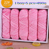 Multicolor Gradient Dyed Acrylic Yarn for Knitting & Crochet