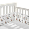 Breathable 4-Sided Crib Bumper Set for Infant Safety