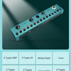 A close-up view of the M-Vave Tank-G multi-effects electric guitar processor with various controls and buttons.