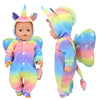 Doll Outfit Set with Hat for 17-43 cm Baby Dolls