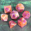 7-Piece Polyhedral Glitter Dice Set for Dungeons & Dragons