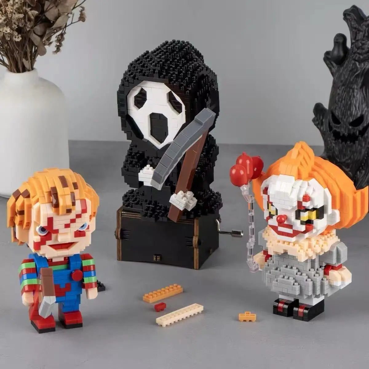 Death Reaper Clown Mini Building Blocks Set