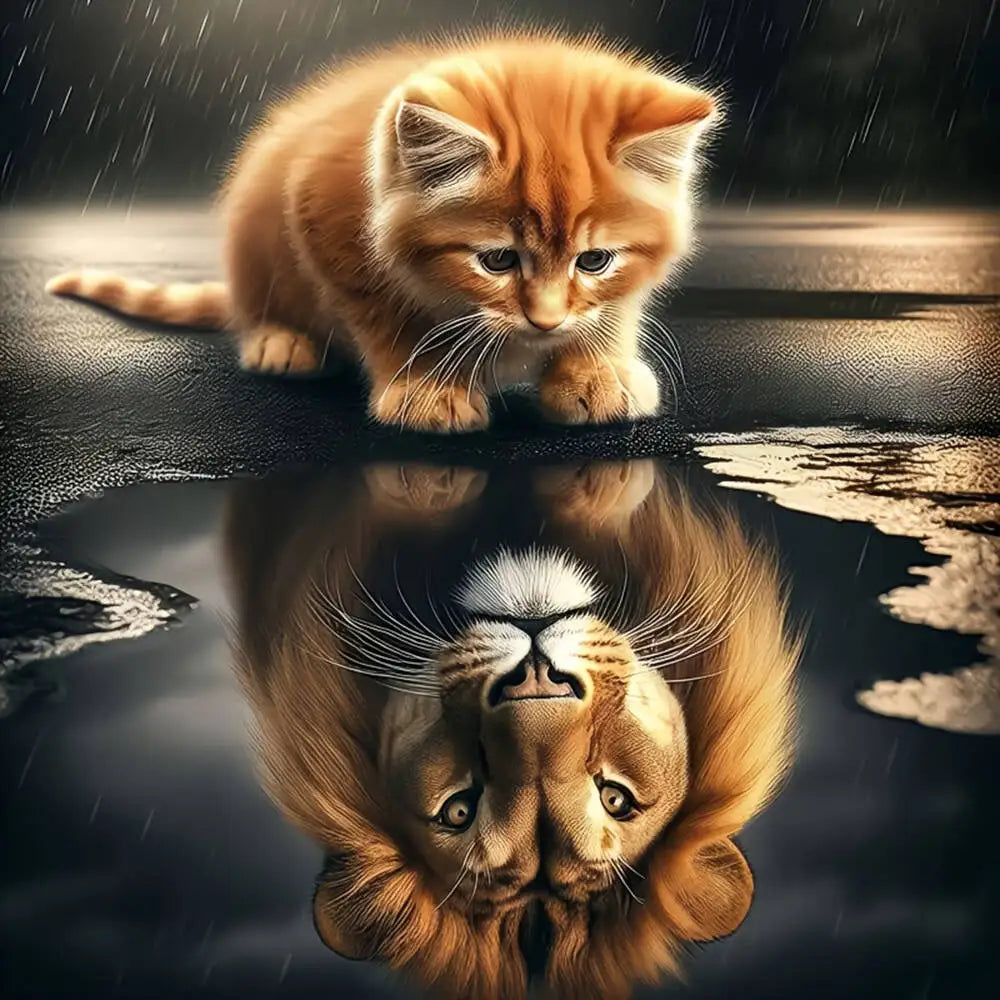 5D Diamond Painting Kit – Animal Portrait Series