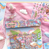 Kawaii Fantasy City 3D Sticker Sheet