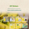 DIY stickers featuring cute Boo and Bob characters on a light background