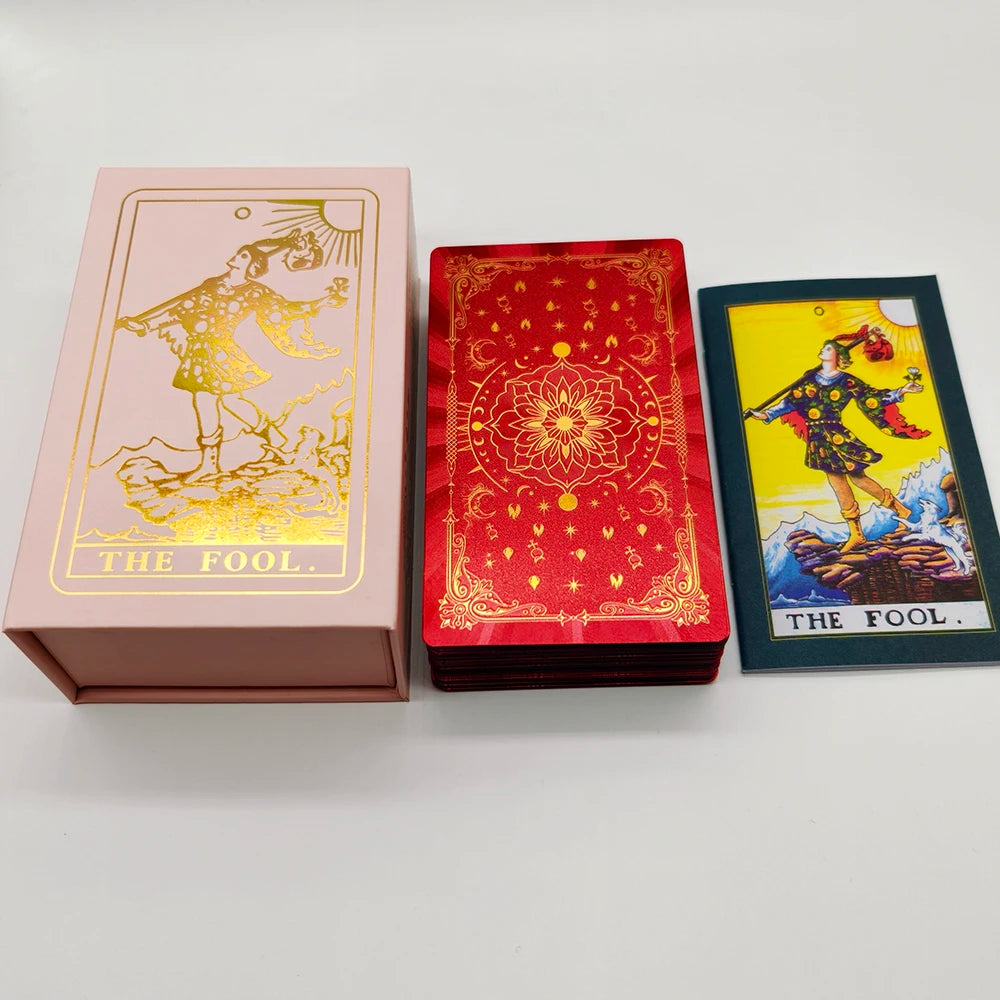 Gold Foil Rider Waite Tarot Deck