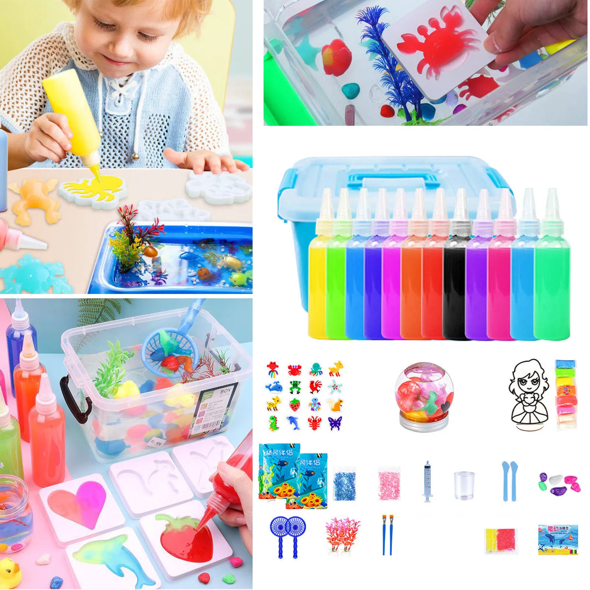 Magic Water Elf DIY Craft Kit – Create Colorful Ocean Creatures