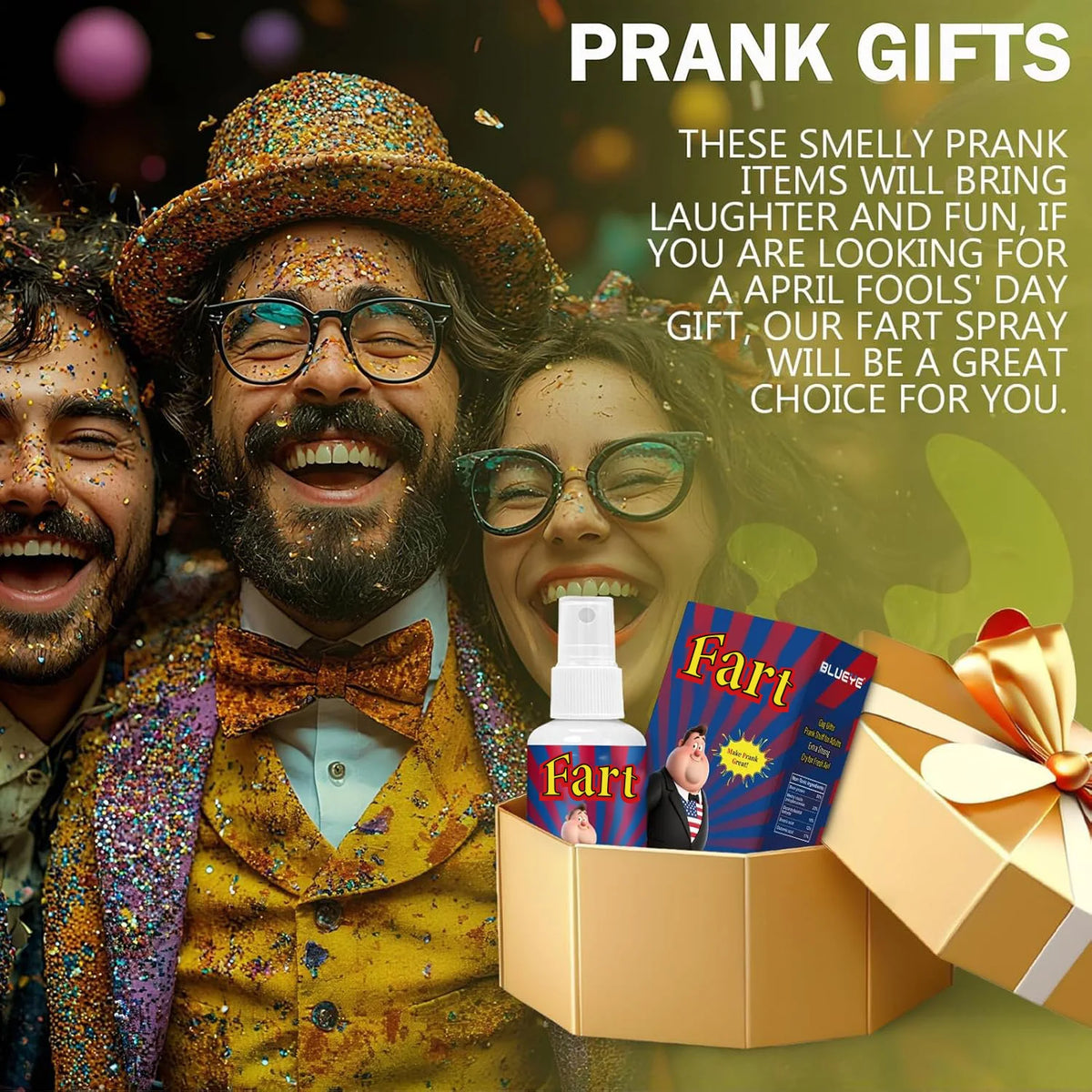 Extra-Strength Non-Toxic Prank Stink Spray — Gag Gift for Adults
