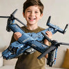 V-22 Osprey Tiltrotor Building Block Model with Working Propellers