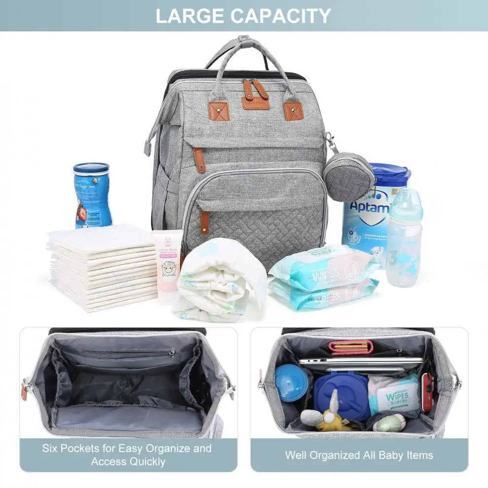 Multifunctional Diaper Backpack for Babies & Toddlers