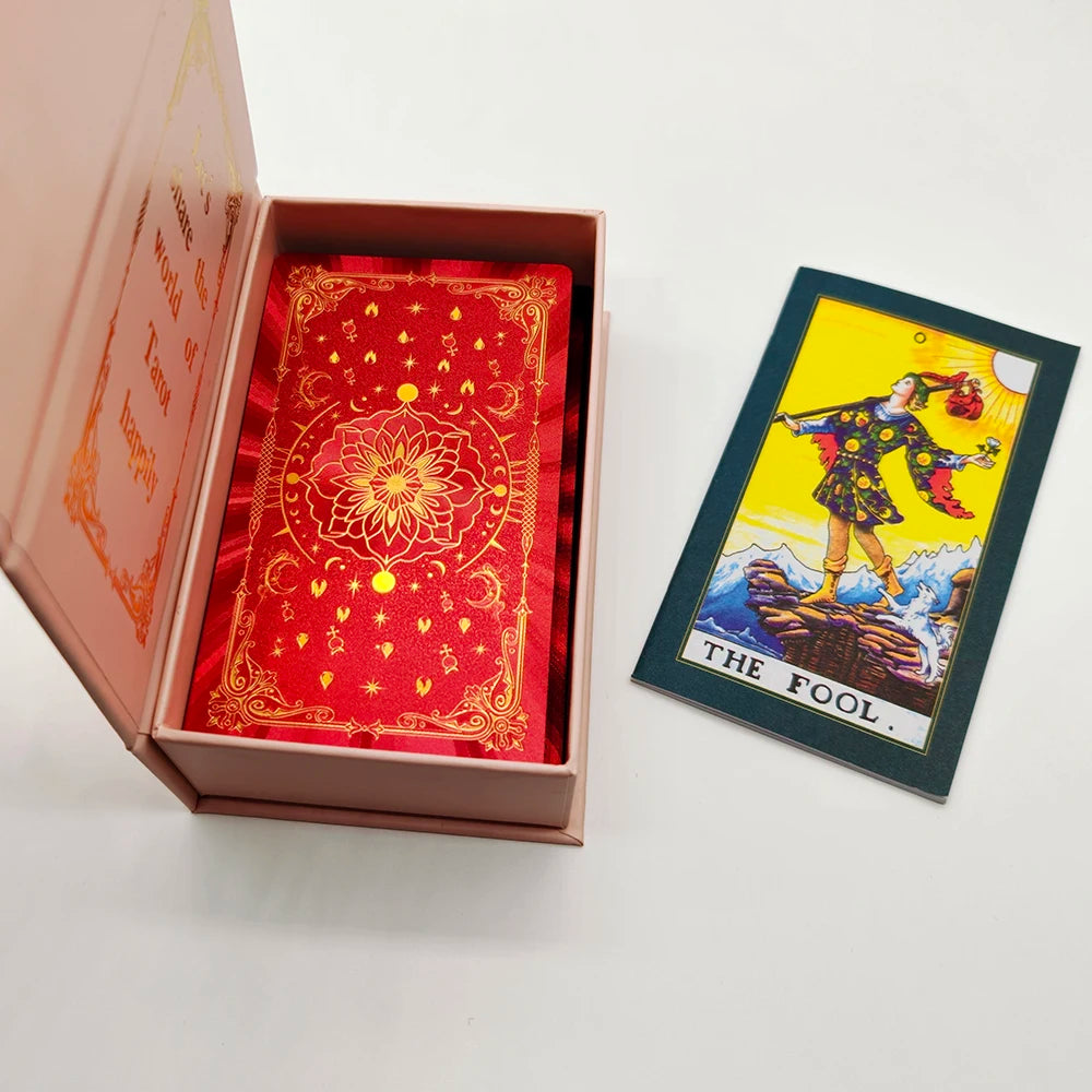 Gold Foil Rider Waite Tarot Deck