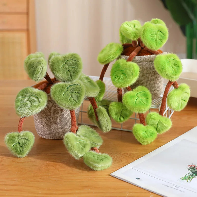 Lifelike Pothos Plush Plant – Soft Home Decor Accent
