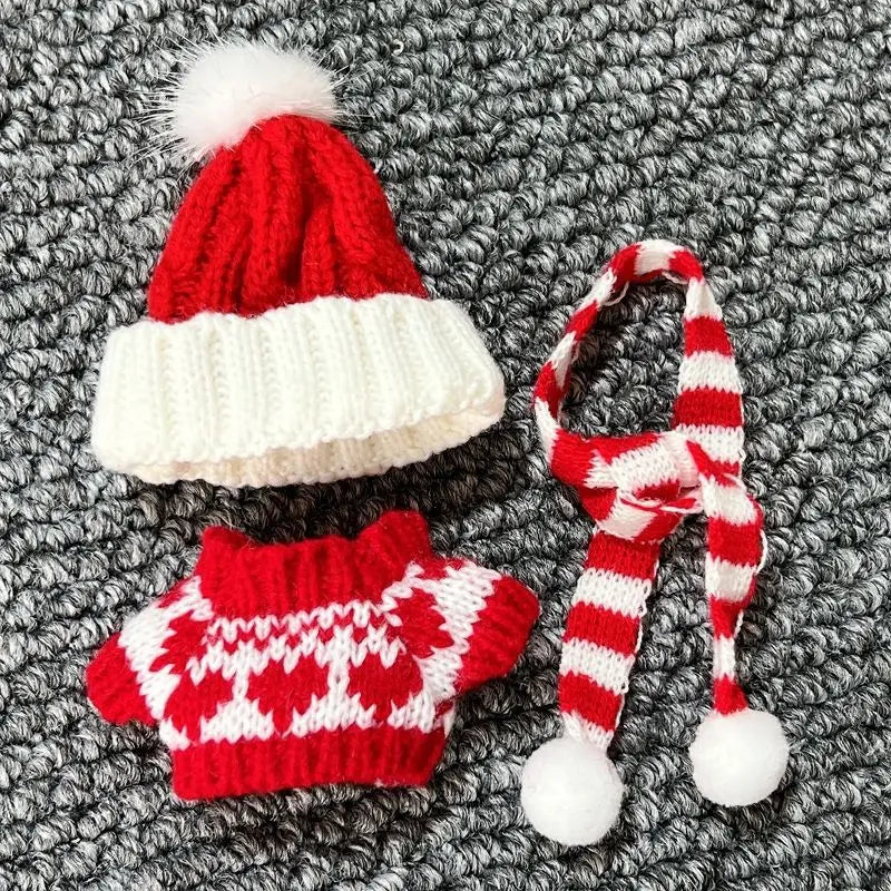 Christmas Doll Sweater and Pants Set