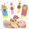 Baby Rattle Sock Toy Set – Soft Sensory & Teething Fun
