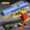 Realistic Building Block Toy Pistol with Shell-Ejecting Action