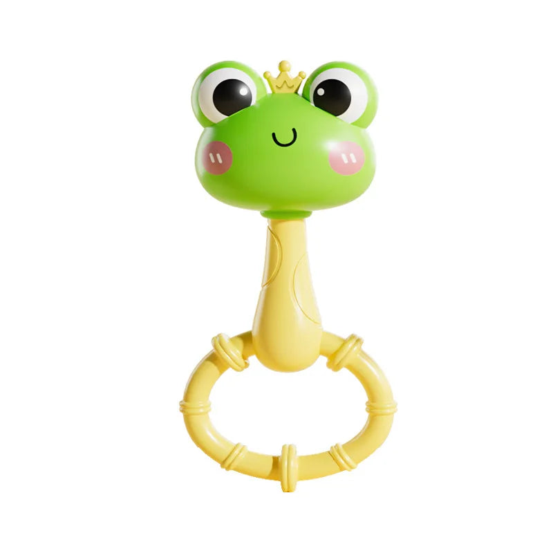 Cartoon Animal Rattle Handbell for Baby Sensory Development