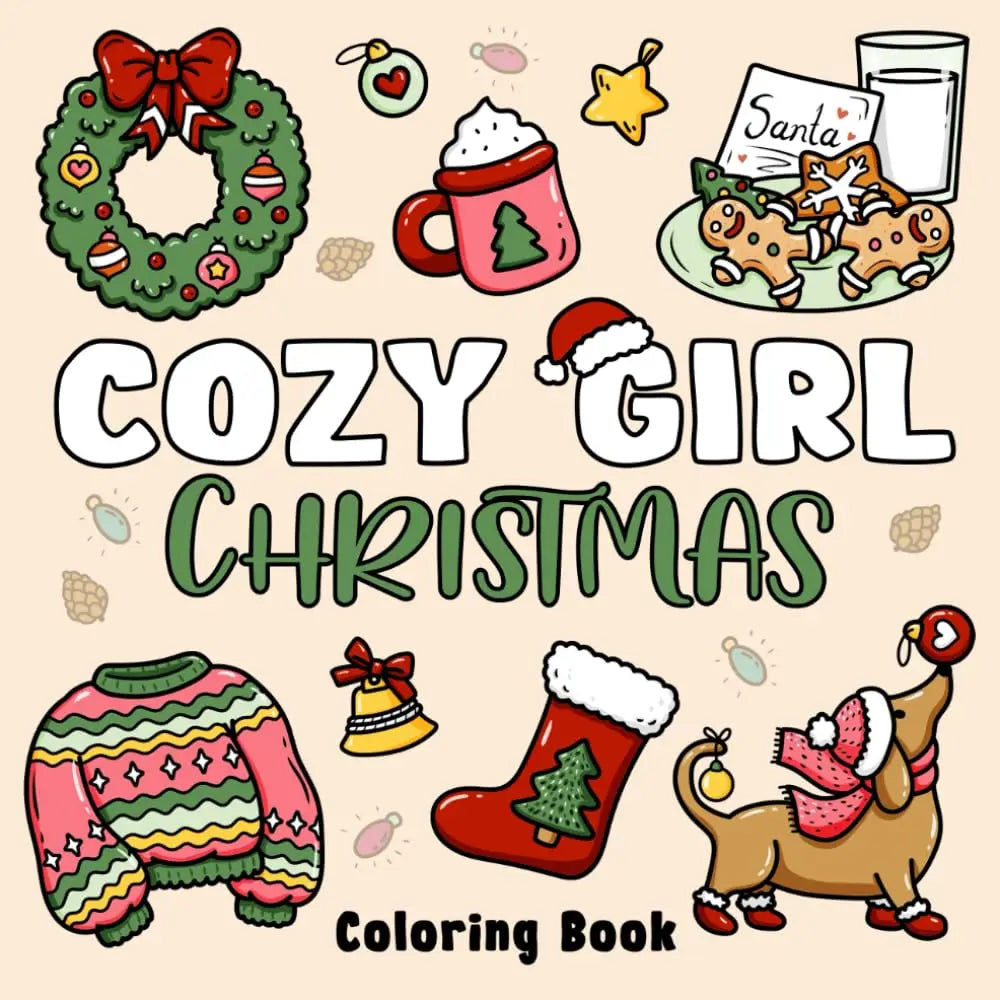 Cozy Friends Halloween Coloring Book for Adults and Teens