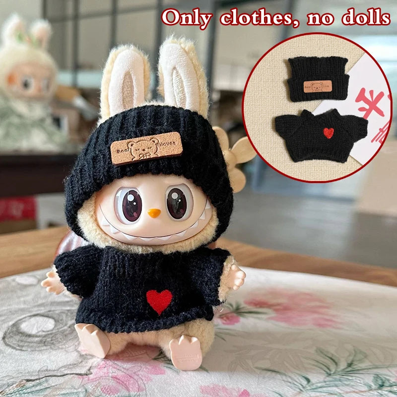 Stylish Doll Outfit Set with Accessories for 17cm Collectible Dolls