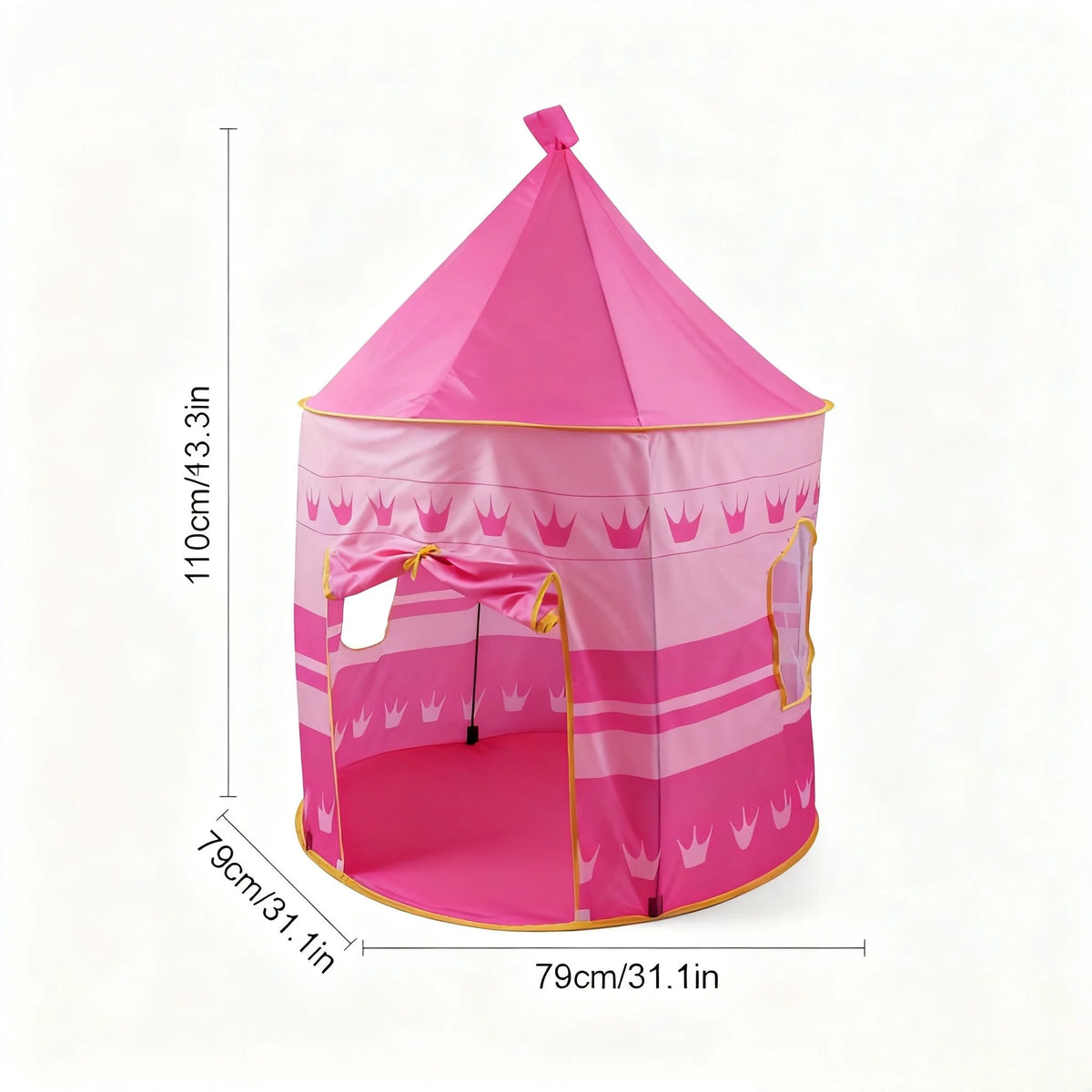 Kids' Pop-Up Play Tent – Portable Fairy Tale Castle
