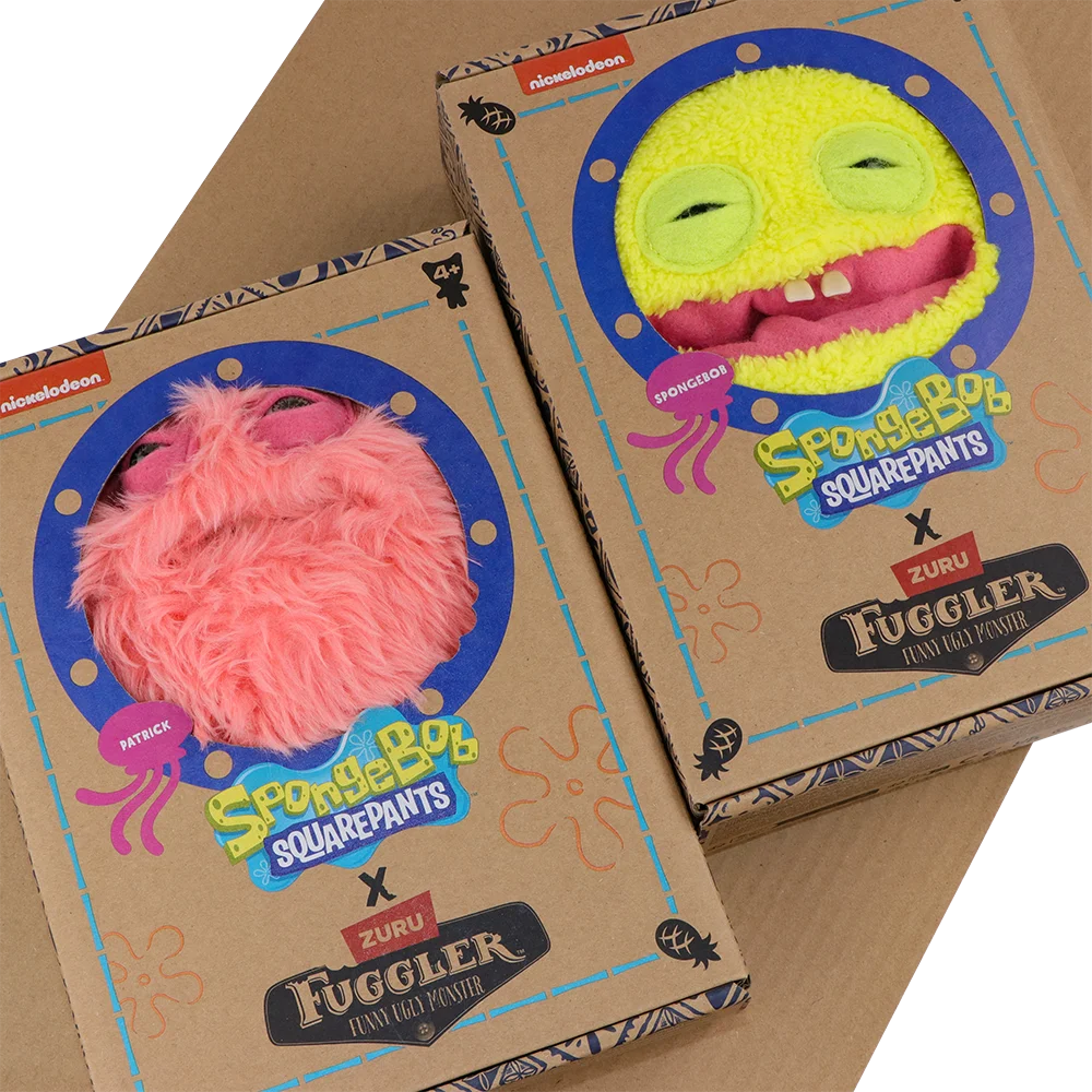 Fuggler SpongeBob SquarePants Inspired Plush Toy - Soft Ugly Monster Doll