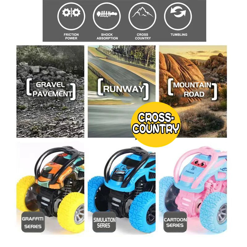 360° Spin Off-Road Stunt Car Toy