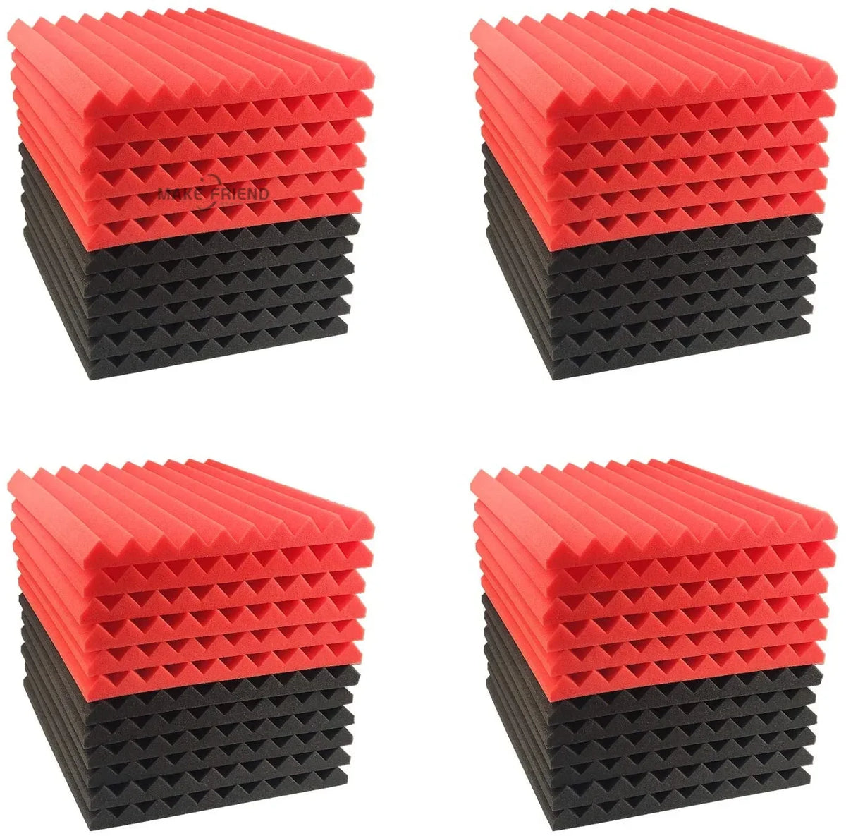 Acoustic Foam Panels for Soundproofing (48-Pack)